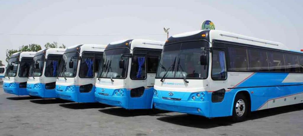 47 seats daewoo for rent